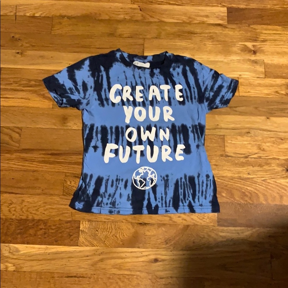 Blue and black H&M shirt for kids